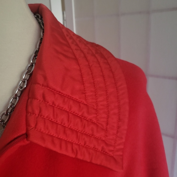 Vintage Red Maxi Robe Sz 10 - Picture 4 of 7